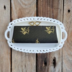 Vintage Eyeglass Case with Kiss Closure